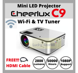 Projector Cheerlux C9 WiFi TV Tuner C9 2800 Lumens